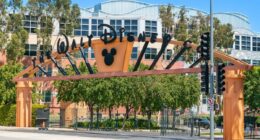 The Burbank street owned by Disney