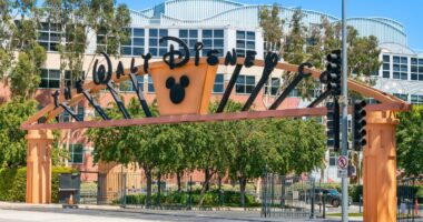 The Burbank street owned by Disney