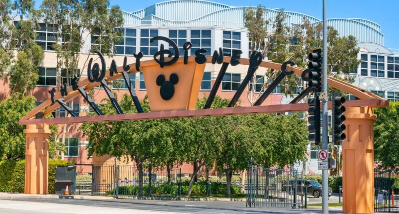 The Burbank street owned by Disney