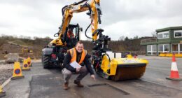 This new machine fixes potholes in a quarter of the usual time