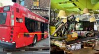 Three people hospitalized after city bus crashes into popular DC restaurant: officials