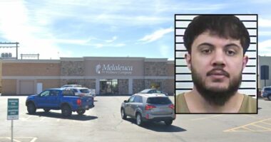 'Thrown out of an alley': Bystander seeing woman screaming and pushed to ground by man rushes in and gets shot 4 times