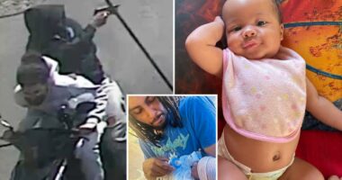 Thug accused of killing 7-month-old girl in stroller confessed he was aiming gun at her dad: court docs