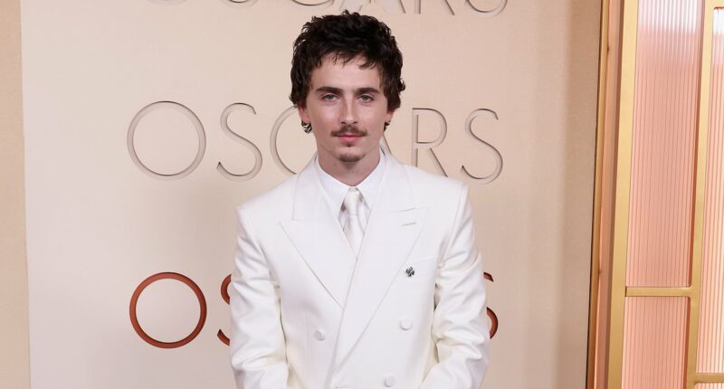 Timothée Chalamet's electric car is towed from his Beverly Hills home