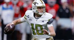 Top 10 notable undrafted players include QBs Haynes King, Diego Pavia
