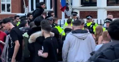 Travellers' annual meet-up at Harrods erupts in violence