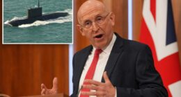 Trio of Russian spy submarines detected near Britain, UK says