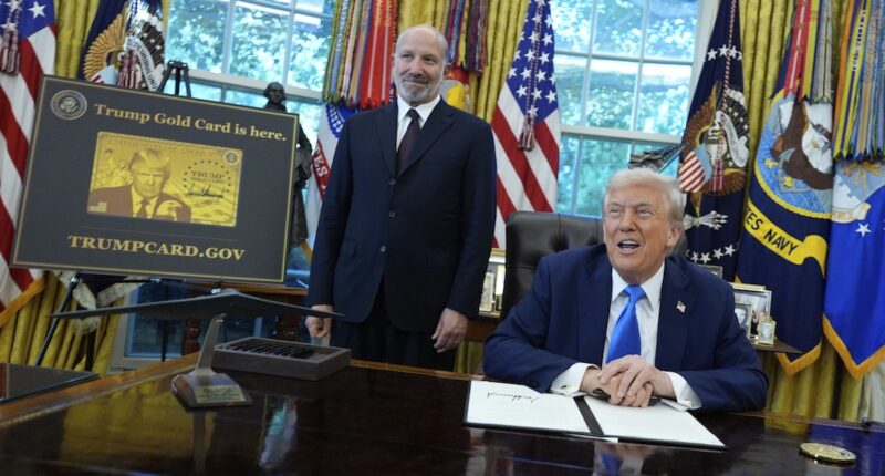 Trump admin sued for withholding records on $1M 'gold card'