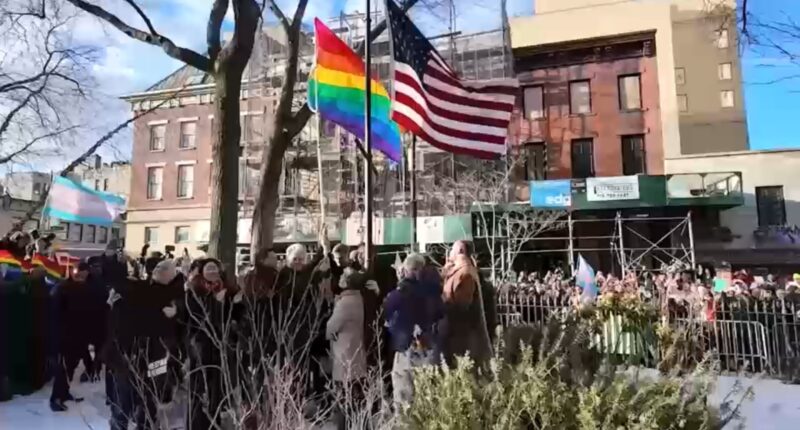 Trump administration agrees to keep flying rainbow Pride flag at New York's Stonewall monument