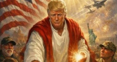 Trump blasts 'weak' Pope then posts an A.I. image of himself as Jesus