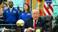 Trump makes awkward reference to NASA chief's big 'beautiful ears'