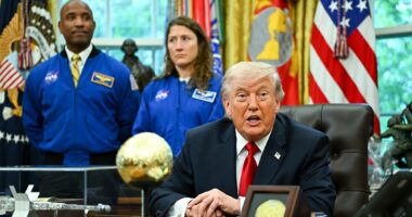 Trump makes awkward reference to NASA chief's big 'beautiful ears'