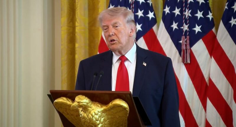 Trump mocks Starmer with impersonation after roasting Macron