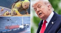 Trump says Iran 'choking like a stuffed pig' on Strait of Hormuz blockade