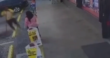 Donald Trump shares violent footage of woman being killed in hammer attack