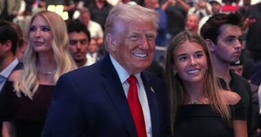 Trump sparks outrage as he watches UFC with Ivanka,Tiffany and Rubio