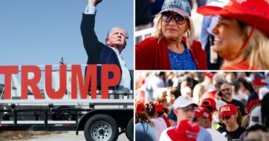 Trump supporters praise president as he headlines Turning Point USA event at Arizona megachurch