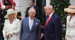 Trump thrills in 'royal ties' as he welcomes King to White House on historic day