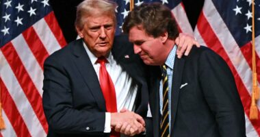 Tucker Carlson DISOWNS Donald Trump as he apologizes to fans