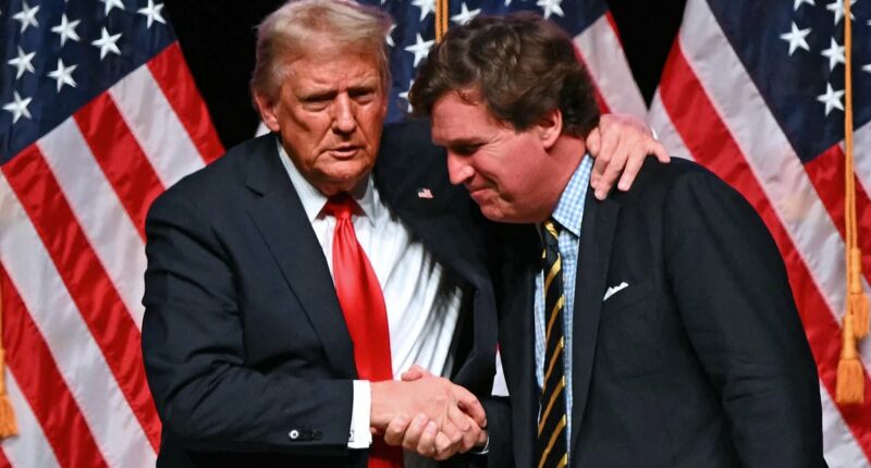 Tucker Carlson DISOWNS Donald Trump as he apologizes to fans