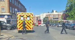 Two people are stabbed in Golders Green as knifeman is arrested