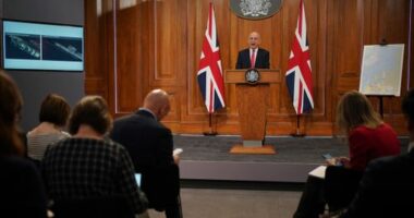 Britain's Defence Secretary John Healey