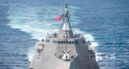 U.S. Navy Destroyer Prevents Two Oil Tankers from Leaving Iran