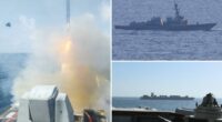 US Navy destroyer 'blows a hole' through Iranian cargo ship that tried to break Hormuz blockade, Trump says