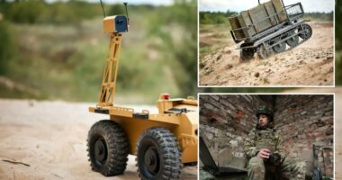 Ukraine used record 7K robot operations to fight off Russians in single month -- as frontline now resembles scene from 'Terminator'