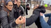Video shows Turning Point USA journalist assaulted at anti-ICE protest