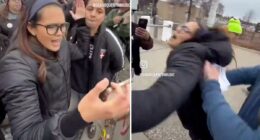 Video shows Turning Point USA journalist assaulted at anti-ICE protest