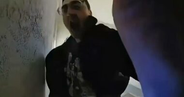 Viral video shows deranged intruder targeting Fairfield family