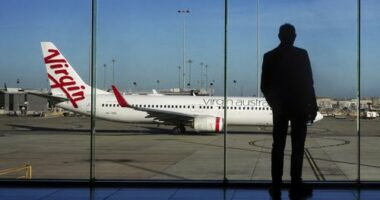 Virgin Australia generic flight plane