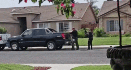 WATCH: Eviction standoff turns war zone as gunman kills deputy in ambush, gets run over by armored vehicle