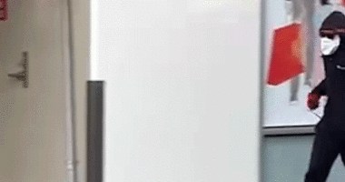 Four masked suspects that were caught on camera