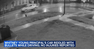 Washington Heights, Chicago shooting suspect fires at Whitney Young High School Principal Rickey Harris at Throop and 95th Street