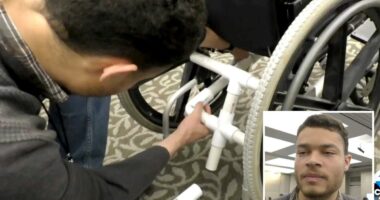 White House Correspondents' Dinner shooting suspect Cole Allen seen on local news segment from 2017 touting his invention