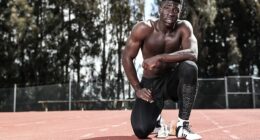 Eddie Osei-Nketia has recorded the fastest-ever 100 metre sprint time by any Australian in history