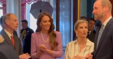 William, Kate, Sophie and Edward take centre stage as new 'Fab Four'