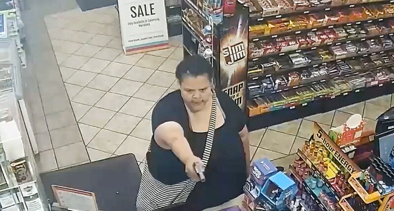Woman opens fire on Maryland gas station clerk during attempted robbery