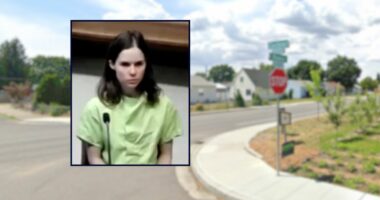 Woman wrote about plan to kill her father and then blew him away just as he walked through the front door