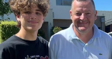 Alexander Philogene and his uncle Chris Jarmer