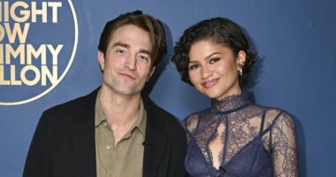 Zendaya and Robert Pattinson discuss his rivalry with Tom Holland