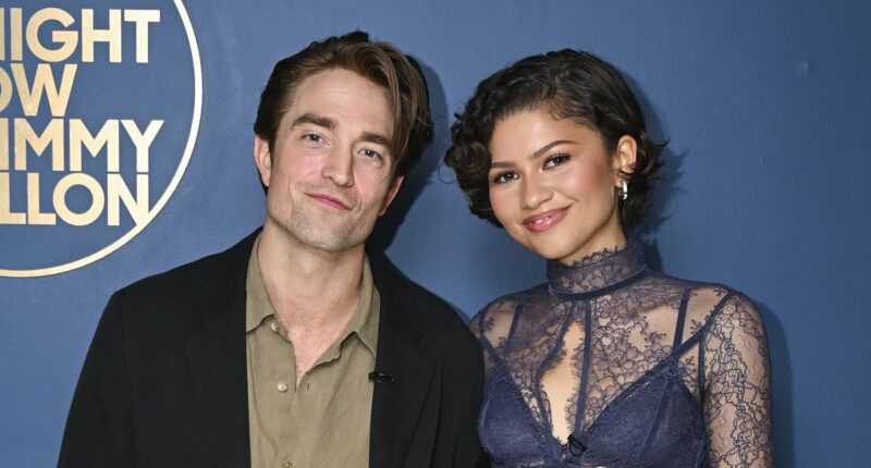 Zendaya and Robert Pattinson discuss his rivalry with Tom Holland
