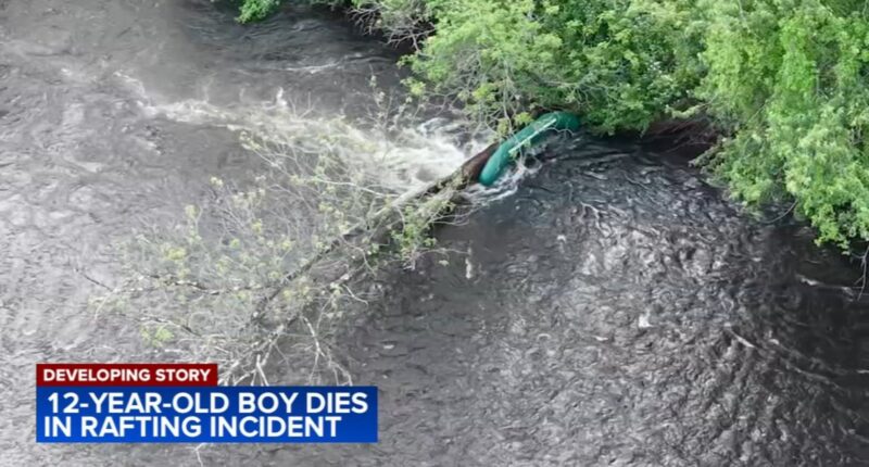 12-year-old boy from New York dies in rafting accident on Lehigh River in Carbon County, Pennsylvania during class trip