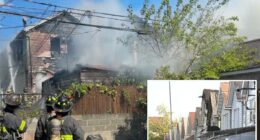 14 injured, including 12 firefighters, after fast-spreading fire tears through NYC homes