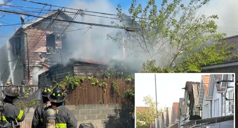 14 injured, including 12 firefighters, after fast-spreading fire tears through NYC homes