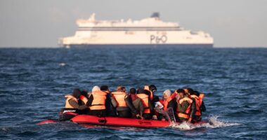 200,000 small boat arrivals loom amid UK raising threat level to ‘severe’ following recent terror attack