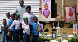 8 children murdered in cold blood by monster dad laid to rest in emotional service