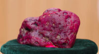 A massive 11,000-carat ruby has been unearthed in Myanmar’s war-scarred gemstone heartland